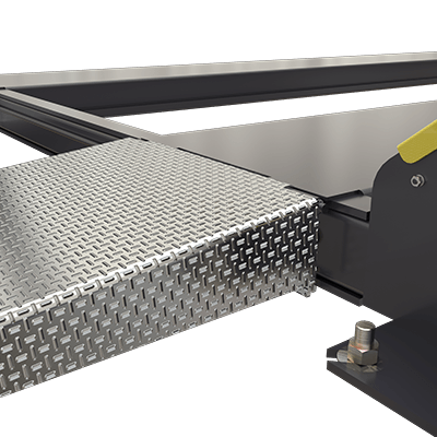 Extended 1,219 mm Aluminium Approach Ramp Kit for 4-Post Lifts by BendPak