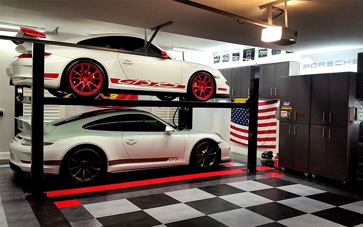 Hd 9st Four Post Lift Narrow 4 082 Kg Capacity Bendpak Hd 9st Four Post Lift Narrow 4 082, Best Residential Garage Car Storage Lift Uk