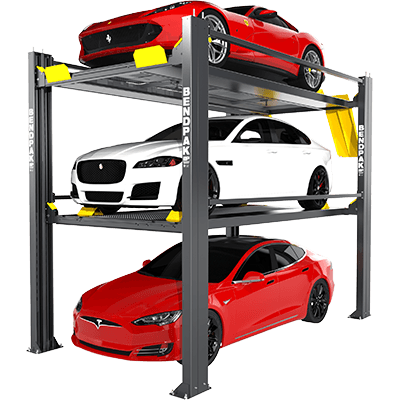HD-973P tri-level parking lift and car stacker