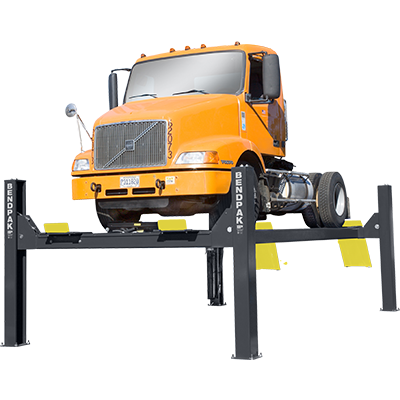 HDS-40X Four-Post Truck Lift with Extended Runways by BendPak