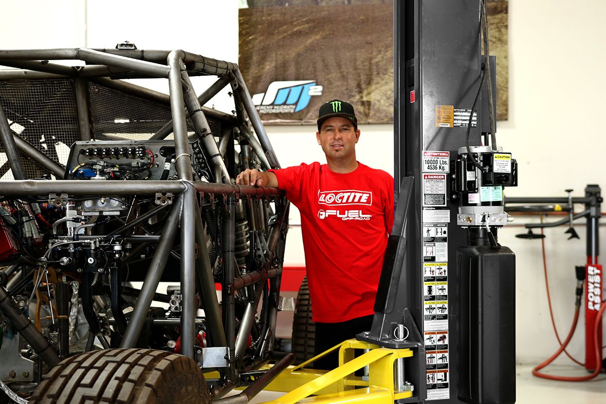 Jeremy McGrath uses BendPak Hoists