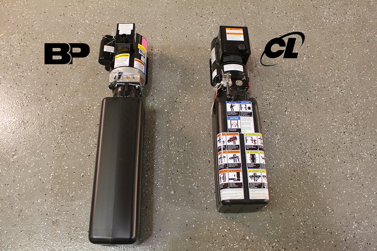 Power Units Comparison BendPak vs. Challenger Two-Post Hoists
