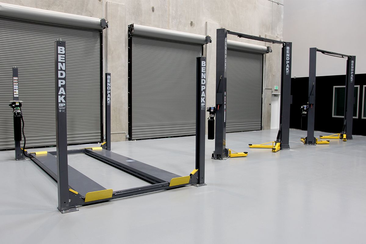 BendPak Car Hoists at Magnaflow Tech Center