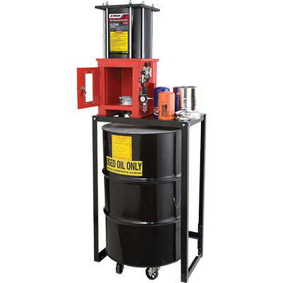 RP-20FC Oil Filter Crusher with Stand / 10-Ton (9-mt.) Capacity