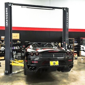 Black Ferrari BendPak Two Post Hoist